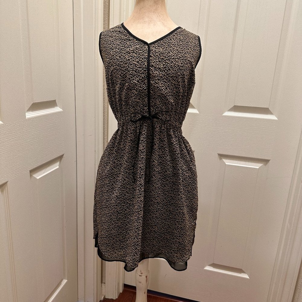 A.N.A Women's Midi Dress Size 12 Lightweight Casual Sleeveless Boho Chic Coastal